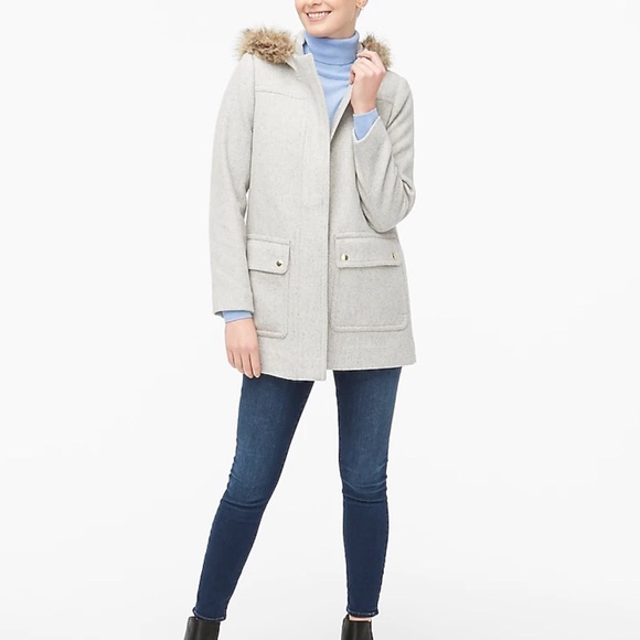 J Crew. Vail Parka Size 4 - Picture 3 of 4